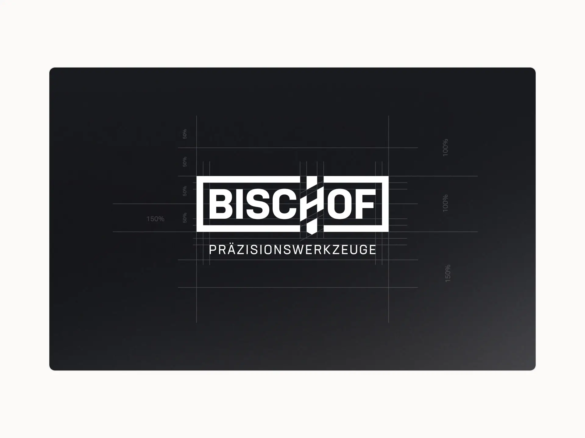 Bischof Präzisionswerkzeuge brand logo design
